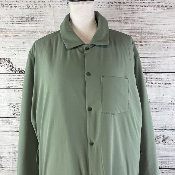 Mens Vineyard Vines Marine Air Shirt Jacket Coat size Extra Large Olive Green - Picture 2 of 12